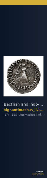 Bactrian and Indo-Greek Coinage Antimachus II 1.2 — CANOA