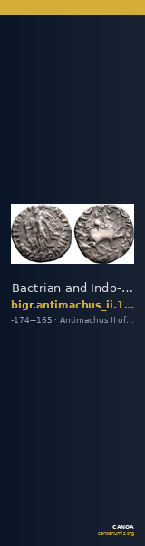 Bactrian and Indo-Greek Coinage Antimachus II 1.4 — CANOA
