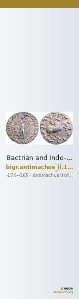 Bactrian and Indo-Greek Coinage Antimachus II 1.6 — CANOA