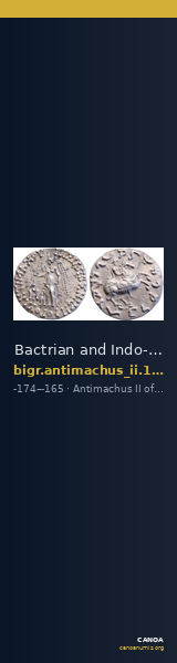 Bactrian and Indo-Greek Coinage Antimachus II 1.6 — CANOA