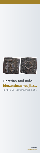 Bactrian and Indo-Greek Coinage Antimachus II 2.1 — CANOA