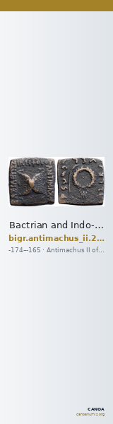 Bactrian and Indo-Greek Coinage Antimachus II 2.4 — CANOA