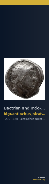 Bactrian and Indo-Greek Coinage Antiochus Nicator 2.13 — CANOA