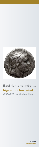 Bactrian and Indo-Greek Coinage Antiochus Nicator 2.16 — CANOA