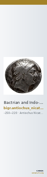 Bactrian and Indo-Greek Coinage Antiochus Nicator 2.19 — CANOA
