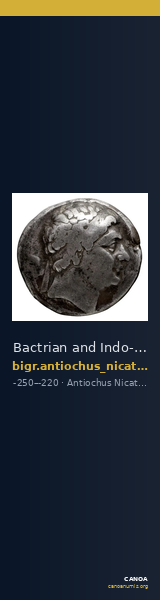 Bactrian and Indo-Greek Coinage Antiochus Nicator 2.19 — CANOA