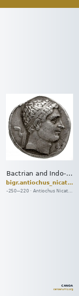 Bactrian and Indo-Greek Coinage Antiochus Nicator 2.7 — CANOA