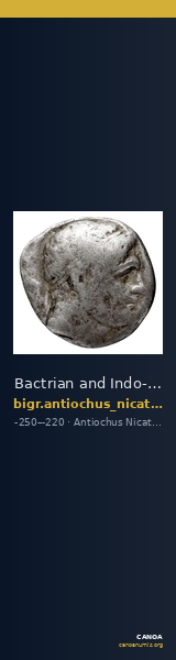 Bactrian and Indo-Greek Coinage Antiochus Nicator 3.4 — CANOA