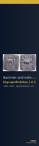 Bactrian and Indo-Greek Coinage Apollodotus I 4.5 — CANOA