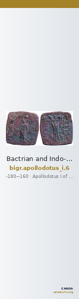 Bactrian and Indo-Greek Coinage Apollodotus I 6 — CANOA