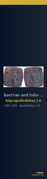 Bactrian and Indo-Greek Coinage Apollodotus I 6 — CANOA