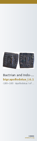 Bactrian and Indo-Greek Coinage Apollodotus I 6.1 — CANOA