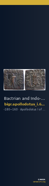 Bactrian and Indo-Greek Coinage Apollodotus I 6.10 — CANOA