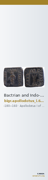 Bactrian and Indo-Greek Coinage Apollodotus I 6.12 — CANOA