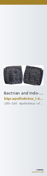 Bactrian and Indo-Greek Coinage Apollodotus I 6.14 — CANOA