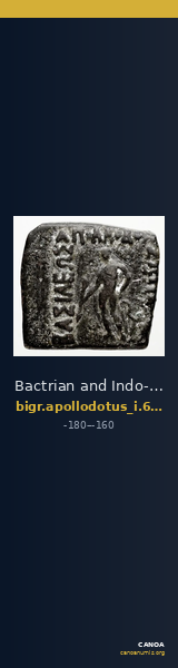 Bactrian and Indo-Greek Coinage Apollodotus I 6.18 — CANOA