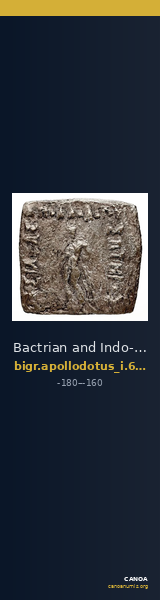 Bactrian and Indo-Greek Coinage Apollodotus I 6.19 — CANOA