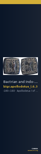 Bactrian and Indo-Greek Coinage Apollodotus I 6.3 — CANOA