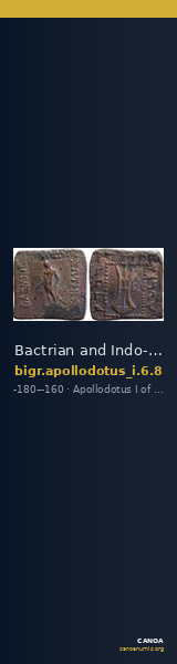 Bactrian and Indo-Greek Coinage Apollodotus I 6.8 — CANOA
