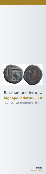 Bactrian and Indo-Greek Coinage Apollodotus II 10 — CANOA