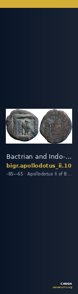 Bactrian and Indo-Greek Coinage Apollodotus II 10 — CANOA