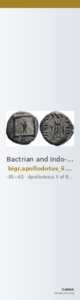 Bactrian and Indo-Greek Coinage Apollodotus II 10.1 — CANOA