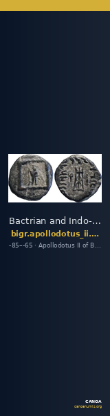 Bactrian and Indo-Greek Coinage Apollodotus II 10.1 — CANOA
