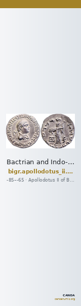 Bactrian and Indo-Greek Coinage Apollodotus II 1.1 — CANOA