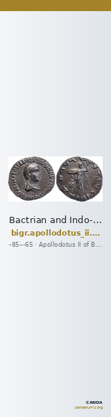 Bactrian and Indo-Greek Coinage Apollodotus II 1.2 — CANOA