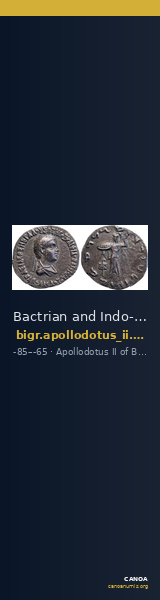 Bactrian and Indo-Greek Coinage Apollodotus II 1.2 — CANOA
