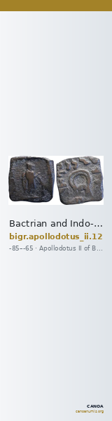 Bactrian and Indo-Greek Coinage Apollodotus II 12 — CANOA