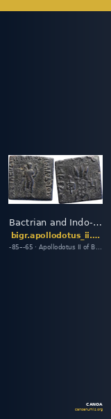 Bactrian and Indo-Greek Coinage Apollodotus II 14.1 — CANOA