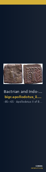Bactrian and Indo-Greek Coinage Apollodotus II 17.1 — CANOA