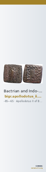 Bactrian and Indo-Greek Coinage Apollodotus II 17.2 — CANOA