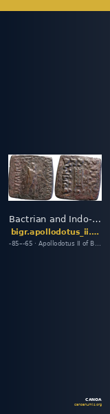 Bactrian and Indo-Greek Coinage Apollodotus II 17.2 — CANOA