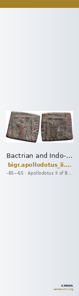 Bactrian and Indo-Greek Coinage Apollodotus II 18.2 — CANOA
