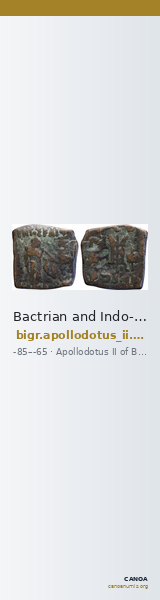 Bactrian and Indo-Greek Coinage Apollodotus II 19.1 — CANOA