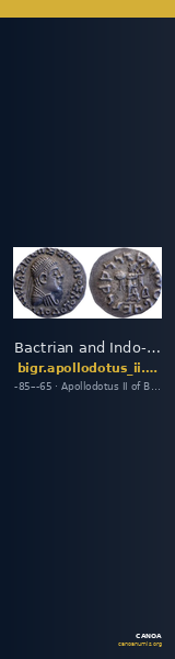 Bactrian and Indo-Greek Coinage Apollodotus II 2.1 — CANOA