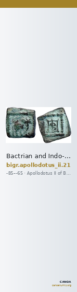 Bactrian and Indo-Greek Coinage Apollodotus II 21 — CANOA