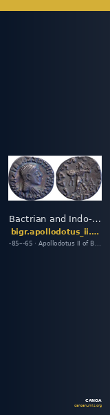 Bactrian and Indo-Greek Coinage Apollodotus II 2.2 — CANOA