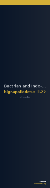 Bactrian and Indo-Greek Coinage Apollodotus II 22 — CANOA