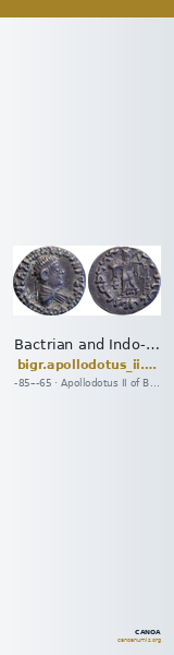 Bactrian and Indo-Greek Coinage Apollodotus II 2.4 — CANOA