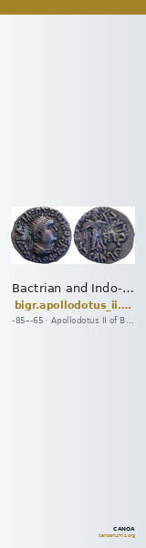 Bactrian and Indo-Greek Coinage Apollodotus II 2.6 — CANOA