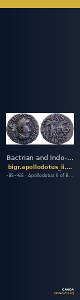 Bactrian and Indo-Greek Coinage Apollodotus II 2.6 — CANOA