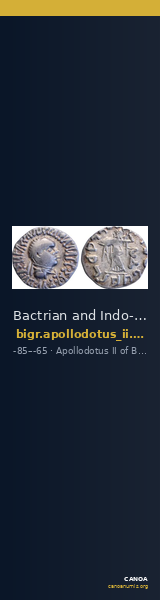Bactrian and Indo-Greek Coinage Apollodotus II 3.1 — CANOA