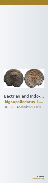 Bactrian and Indo-Greek Coinage Apollodotus II 3.2 — CANOA