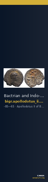 Bactrian and Indo-Greek Coinage Apollodotus II 3.2 — CANOA