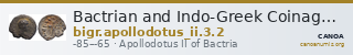 Bactrian and Indo-Greek Coinage Apollodotus II 3.2 — CANOA