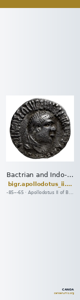 Bactrian and Indo-Greek Coinage Apollodotus II 3.3 — CANOA