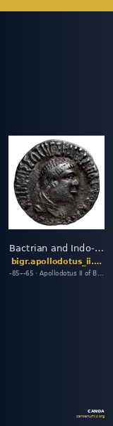 Bactrian and Indo-Greek Coinage Apollodotus II 3.3 — CANOA